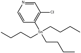 3-Chloro-4-(tributylstannyl)pyridine Structure