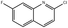 2-CHLORO-7-FLUOROQUINOLINE Structure