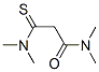 Propanamide,  3-(dimethylamino)-N,N-dimethyl-3-thioxo- Structure