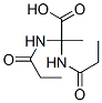 알라닌,N-(1-옥소프로필)-2-[(1-옥소프로필)아미노]- 구조식 이미지
