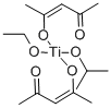 Bis(acetylactonate) ethoxide isopropoxide titanium Structure