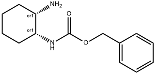 1-(N-BENZYLOXYCARBONYL)-CIS-CYCLOHEXANE-1,2-DIAMINE 구조식 이미지