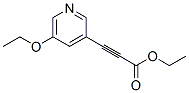 2-Propynoicacid,3-(5-ethoxy-3-pyridinyl)-,ethylester(9CI) Structure