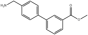 4'-(AMINOMETHYL)-BIPHENYL-3-CARBOXYLIC ACID METHYL ESTER Structure