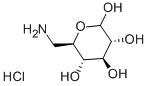 6-AMINO-6-DEOXY-D-GLUCOSE HYDROCHLORIDE 구조식 이미지