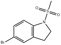 5-bromo-1-(methylsulfonyl)indoline Structure