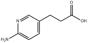 3-(6-aminopyridin-3-yl)propanoic acid Structure