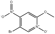 5-브로모-2-메톡시-4-니트로피리딘1-옥사이드 구조식 이미지