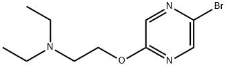 2-BROMO-5-(2-DIETHYLAMINOETHOXY)PYRAZINE Structure