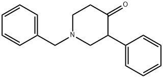 1-Benzyl-3-phenylpiperidin-4-one Structure