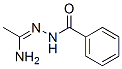 Benzoic  acid,  (2Z)-(1-aminoethylidene)hydrazide  (9CI) Structure