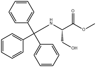 N-Trityl-L-serine methyl ester Structure
