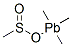 Trimethyl[(methylsulfinyl)oxy]plumbane Structure