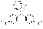 BIS-(4-N,N-DIMETHYLAMINOPHENYL) PHENYLACTONITRILE Structure