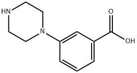 3-(Piperazin-1-yl)benzoic acid 구조식 이미지
