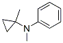 Benzenamine, N-methyl-N-(1-methylcyclopropyl)- (9CI) Structure