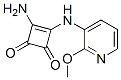 3-Cyclobutene-1,2-dione, 3-amino-4-[(2-methoxy-3-pyridinyl)amino]- (9CI) Structure