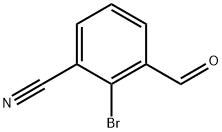 2-broMo-3-forMylbenzonitrile Structure