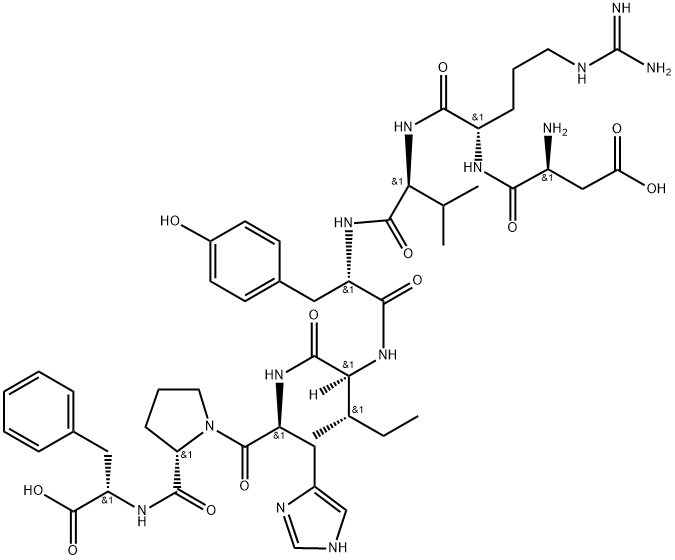 ANGIOTENSIN II, HUMAN 구조식 이미지