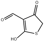 3-Thiophenecarboxaldehyde, 4,5-dihydro-2-hydroxy-4-oxo- (9CI) 구조식 이미지