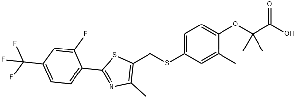 Sodelglitazar Structure