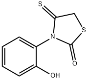 2-Thiazolidinone,  3-(2-hydroxyphenyl)-4-thioxo- Structure
