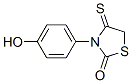 2-Thiazolidinone,  3-(4-hydroxyphenyl)-4-thioxo- Structure