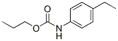 Carbamic acid, (4-ethylphenyl)-, propyl ester (9CI) 구조식 이미지