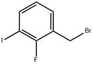 1-(Bromomethyl)-2-fluoro-3-iodobenzene, alpha-Bromo-2-fluoro-3-iodotoluene 구조식 이미지