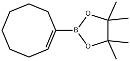 1,3,2-Dioxaborolane, 2-(1-cycloocten-1-yl)-4,4,5,5-tetraMethyl- 구조식 이미지