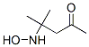 2-Pentanone, 4-(hydroxyamino)-4-methyl- (9CI) Structure