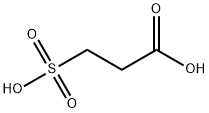 Propanoic acid, 3-sulfo- Structure