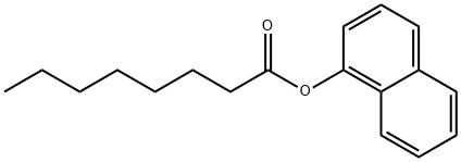 ALPHA-NAPHTHYL CAPRYLATE Structure