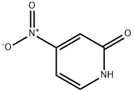 2-Hydroxy-4-nitropyridine 구조식 이미지