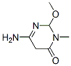 4(3H)-Pyrimidinone, 6-amino-2,5-dihydro-2-methoxy-3-methyl- (9CI) Structure