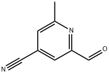 4-Pyridinecarbonitrile, 2-formyl-6-methyl- (9CI) Structure