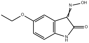 1H-Indole-2,3-dione,5-ethoxy-,3-oxime(9CI) Structure