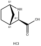 2-아자비시클로[2.2.1]헵탄-3-카르복실산,염산염,(1S,3R,4R)- 구조식 이미지