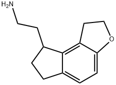 2,6,7,8-테트라하이드로-1H-인데노[5,4-b]푸란-8-일에틸아민 구조식 이미지