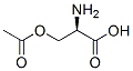 H-D-SER(AC)-OH Structure