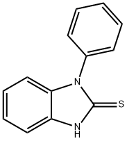 1,3-dihydro-1-phenyl-2h-benzimidazole-2-thion 구조식 이미지