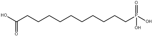 11-포스포노운데칸산 구조식 이미지