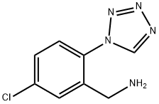 (5-CHLORO-2-(1H-TETRAZOL-1-YL)PHENYL)METHANAMINE Structure