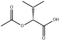 (R)-2-acetoxy-3-Methylbutanoic acid Structure