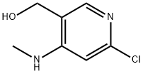 3-PyridineMethanol, 6-chloro-4-(MethylaMino)- 구조식 이미지
