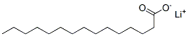 lithium pentadecanoate Structure