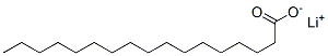 lithium heptadecanoate Structure