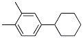 4-cyclohexyl-o-xylene Structure
