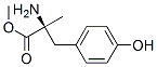 alpha-methyltyrosine methyl ester Structure