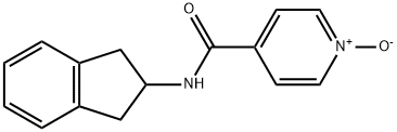 4-Pyridinecarboxamide,N-(2,3-dihydro-1H-inden-2-yl)-,1-oxide(9CI) Structure